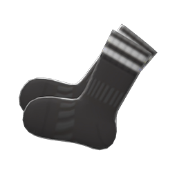 Soccer Socks (Black) NH Icon.png