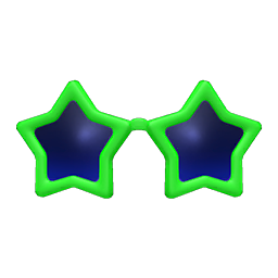 Sternenbrille (Grün)