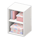 Upright Organizer (White - Pastel Flowers) NH Icon.png