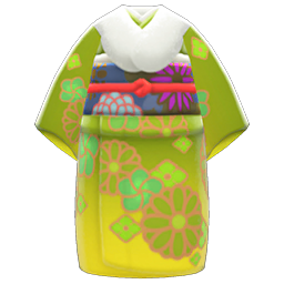 Fancy Kimono (Parrot Green) NH Icon.png