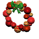 Ornament wreath's Red variant