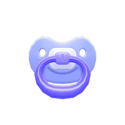 Pacifier (Baby Blue) NH Icon.png