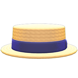 шляпка канотье (Кремовый)