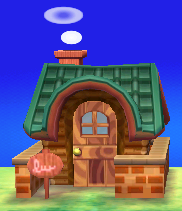 Exterior of Teddy's house in Animal Crossing: New Leaf