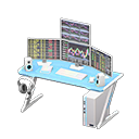 Gaming Desk (Light Blue - Stock Trading) NH Icon.png