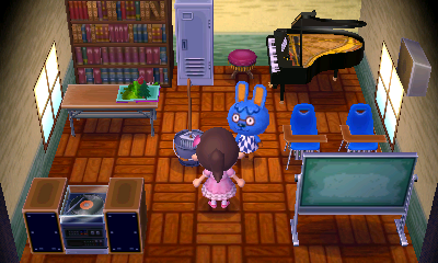 Interior of Doc's house in Animal Crossing: New Leaf