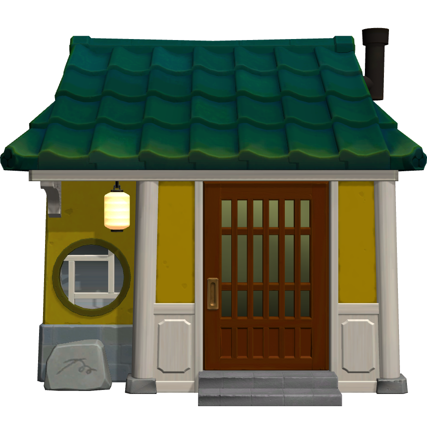 Exterior of Toby's house in Animal Crossing: New Horizons