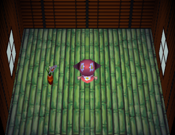 Interior of June's house in Animal Crossing