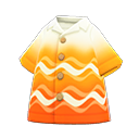 Orange hotel aloha shirt