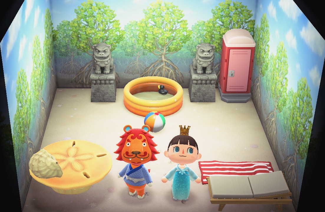 Interior of Rory's house in Animal Crossing: New Horizons