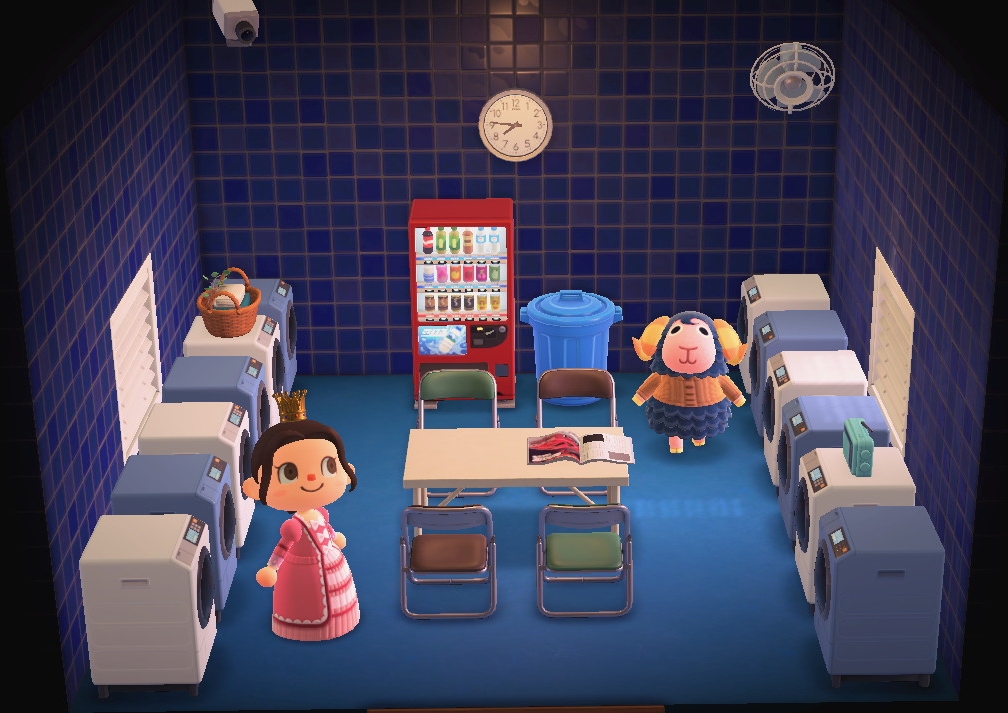 Interior of Eunice's house in Animal Crossing: New Horizons