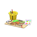 Painting Set (Yellow - Bug) NH Icon.png