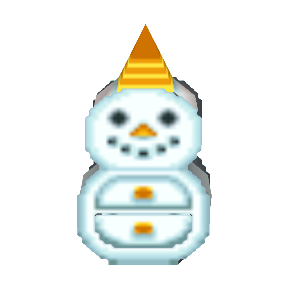 Snowman dresser