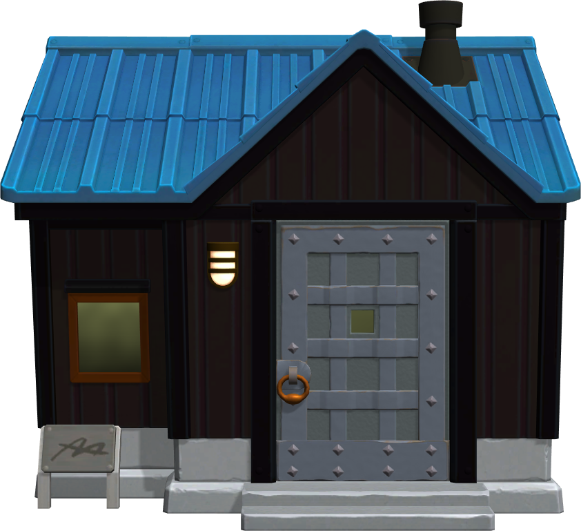 Exterior of Groucho's house in Animal Crossing: New Horizons