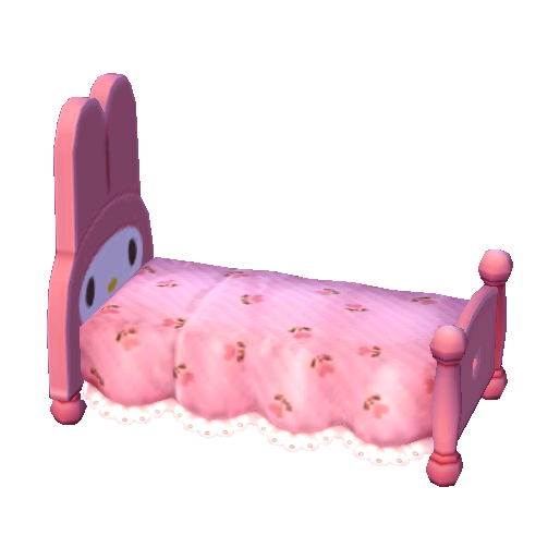 My Melody Bed NL Model.png