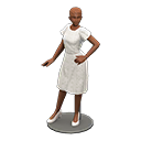 Dress Mannequin (Brown - White) NH Icon.png