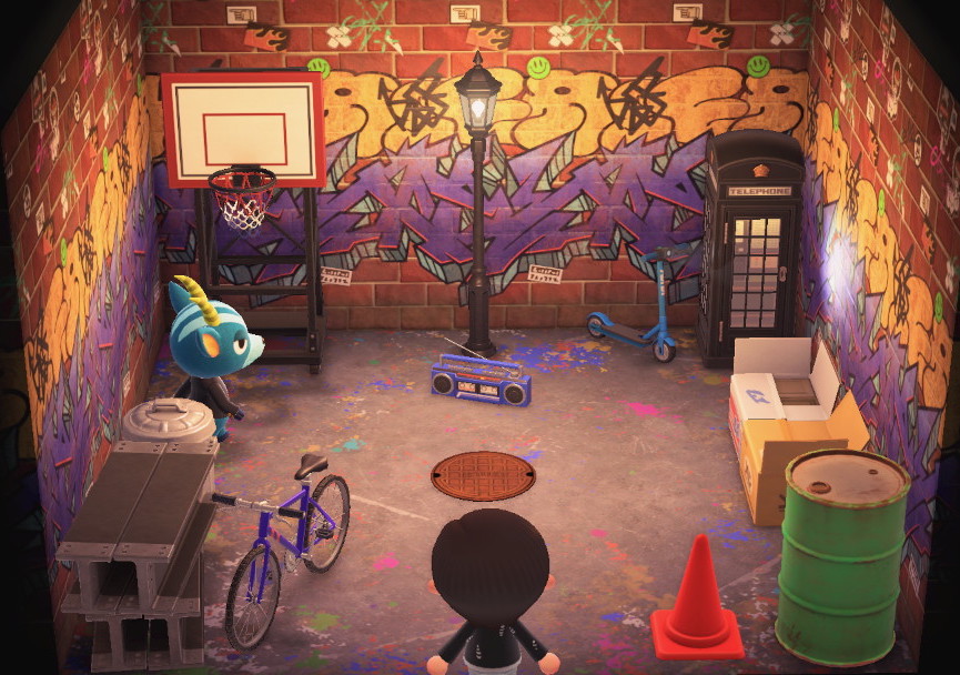 Interior of Bruce's house in Animal Crossing: New Horizons