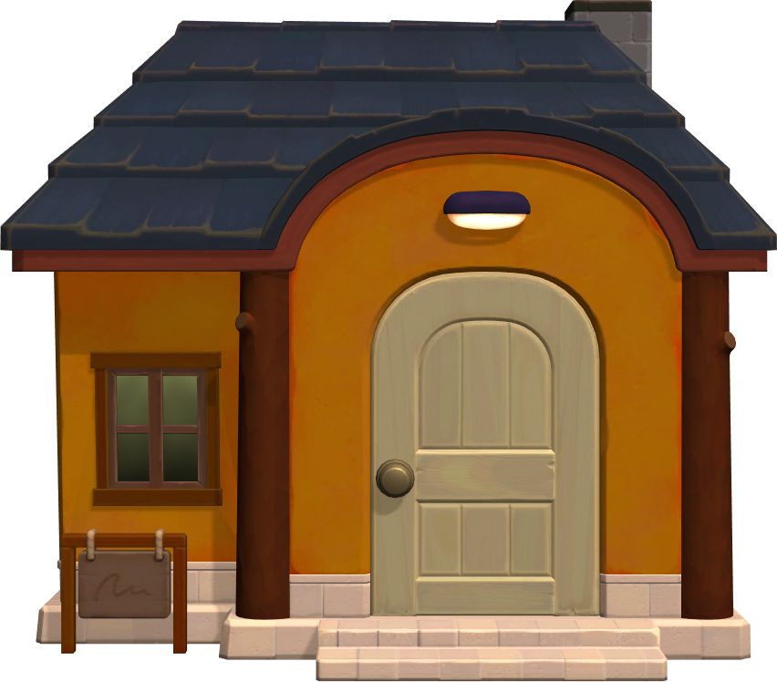 Exterior of Claude's house in Animal Crossing: New Horizons