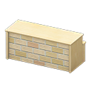 Reception counter's White brick variant