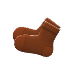 Everyday Socks (Brown) NH Icon.png