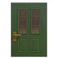 Green Vertical-Panes Door (Rectangular) NH Icon.png