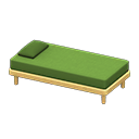 Simple Bed (Natural - Green) NH Icon.png