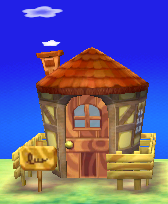 Exterior of Cally's house in Animal Crossing: New Leaf