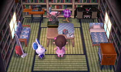 Interior of Dora's house in Animal Crossing: New Leaf