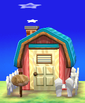 Exterior of Flurry's house in Animal Crossing: New Leaf