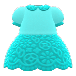 Floral Lace Dress (Light Blue) NH Icon.png