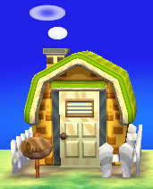 Exterior of Chevre's house in Animal Crossing: New Leaf