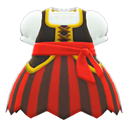 Pirate Dress (Red) NH Icon.png