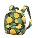 Botanical-Print Backpack