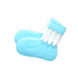 Frilly socks's Blue variant