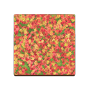 Colored-leaves flooring