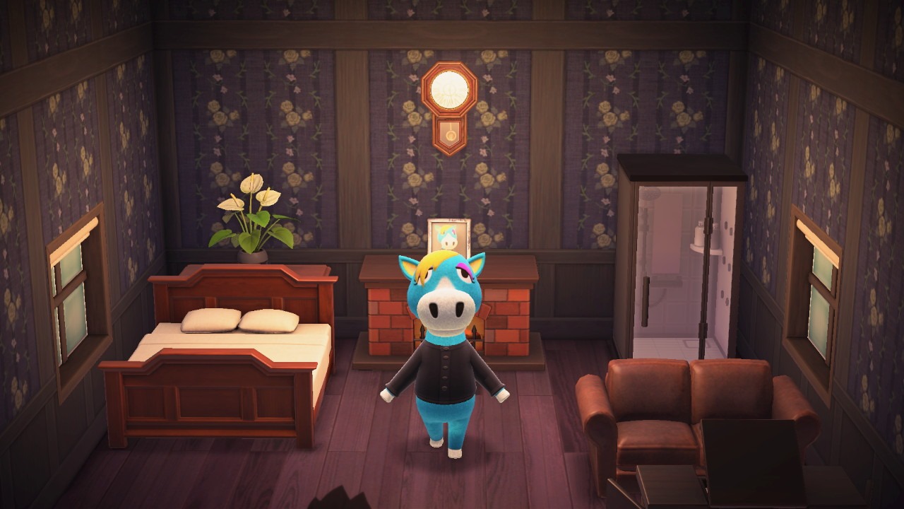 Interior of Ed's house in Animal Crossing: New Horizons