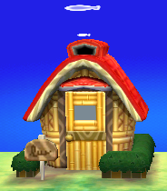 Exterior of Flip's house in Animal Crossing: New Leaf