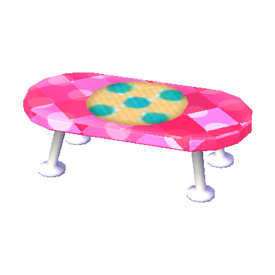 polka-dot low table