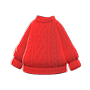 Aran-Knit Sweater