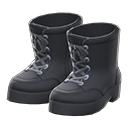 Lace-Up Boots (Black) NH Storage Icon.png