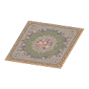 Elegant brown rug