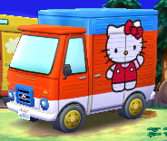 Exterior of Rilla's RV in Animal Crossing: New Leaf