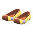 Traditional Flower Shoes (Yellow) NH Storage Icon.png