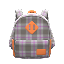 Checkered backpack online