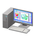 Desktop Computer (Silver - Art Program) NH Icon.png
