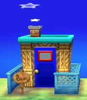 Exterior of Hopkins's house in Animal Crossing: New Leaf