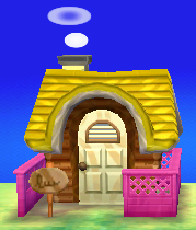 Exterior of Kitt's house in Animal Crossing: New Leaf