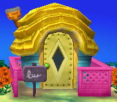 Exterior of Mira's house in Animal Crossing: New Leaf