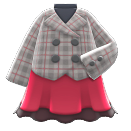 Peacoat-and-Skirt Combo (Red) NH Icon.png