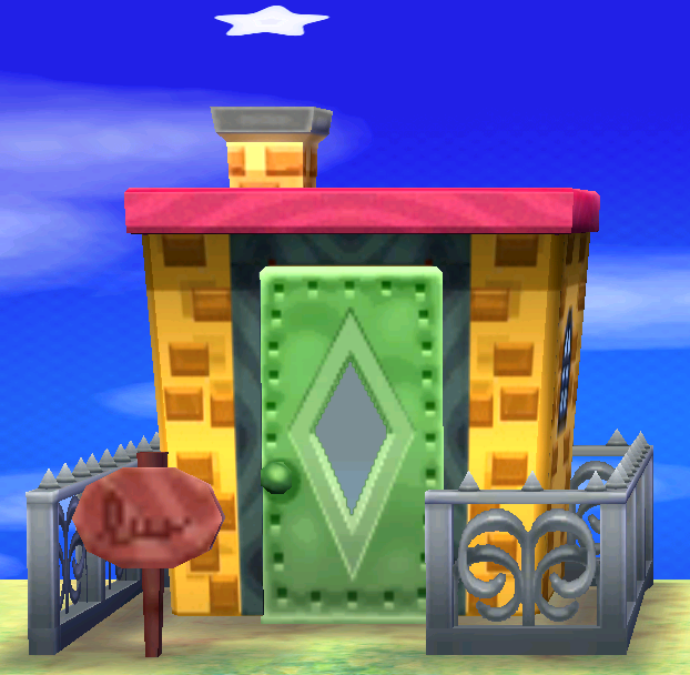 Exterior of Soleil's house in Animal Crossing: New Leaf